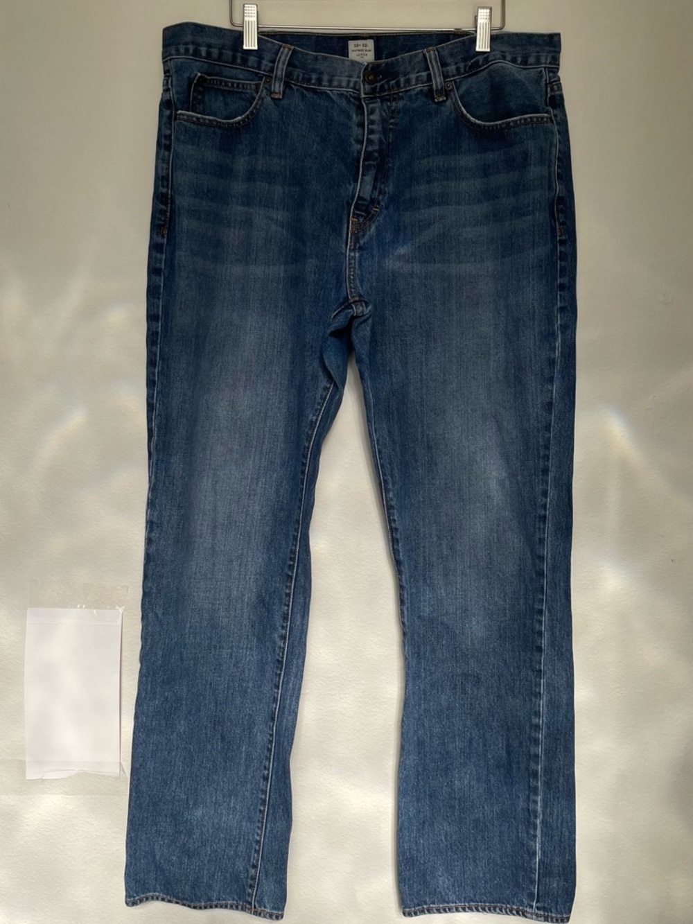 J. Crew Straight-Leg Denim Jeans in Medium Blue Wash